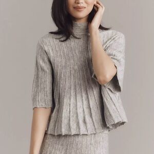 Anthropology Maeve lightweight spring swing sweater.